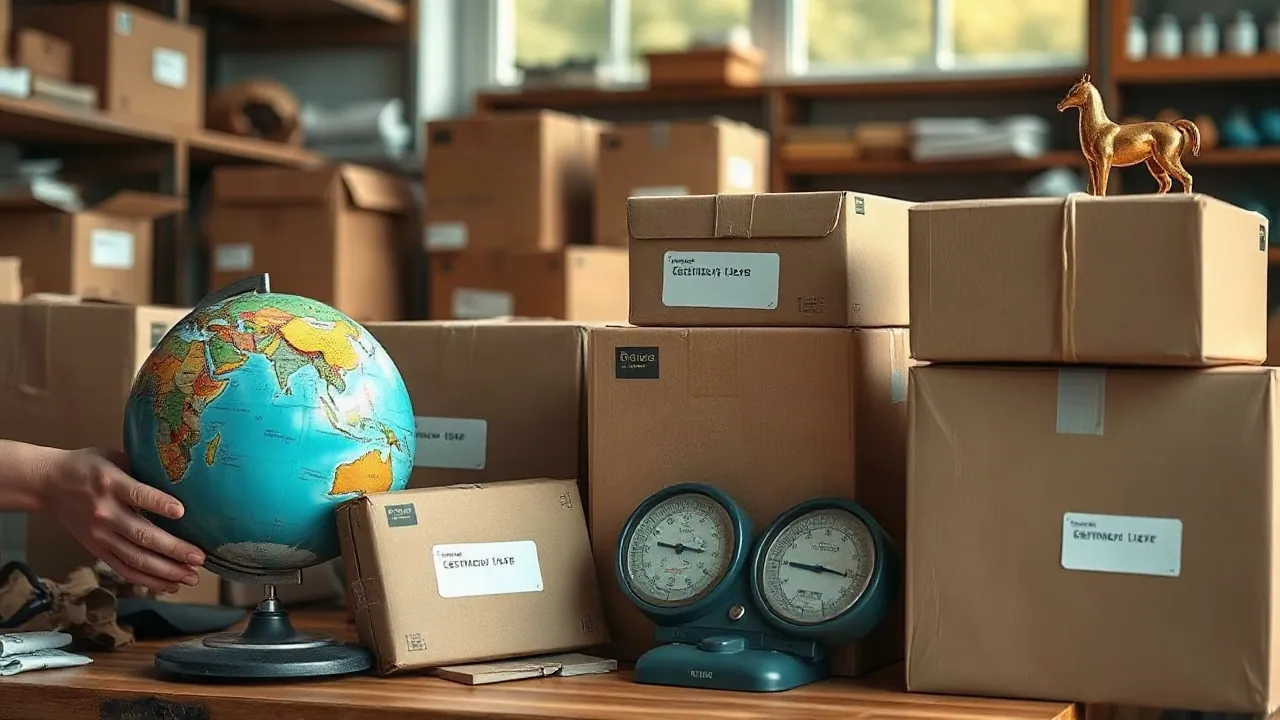 eBay international postage in the UK