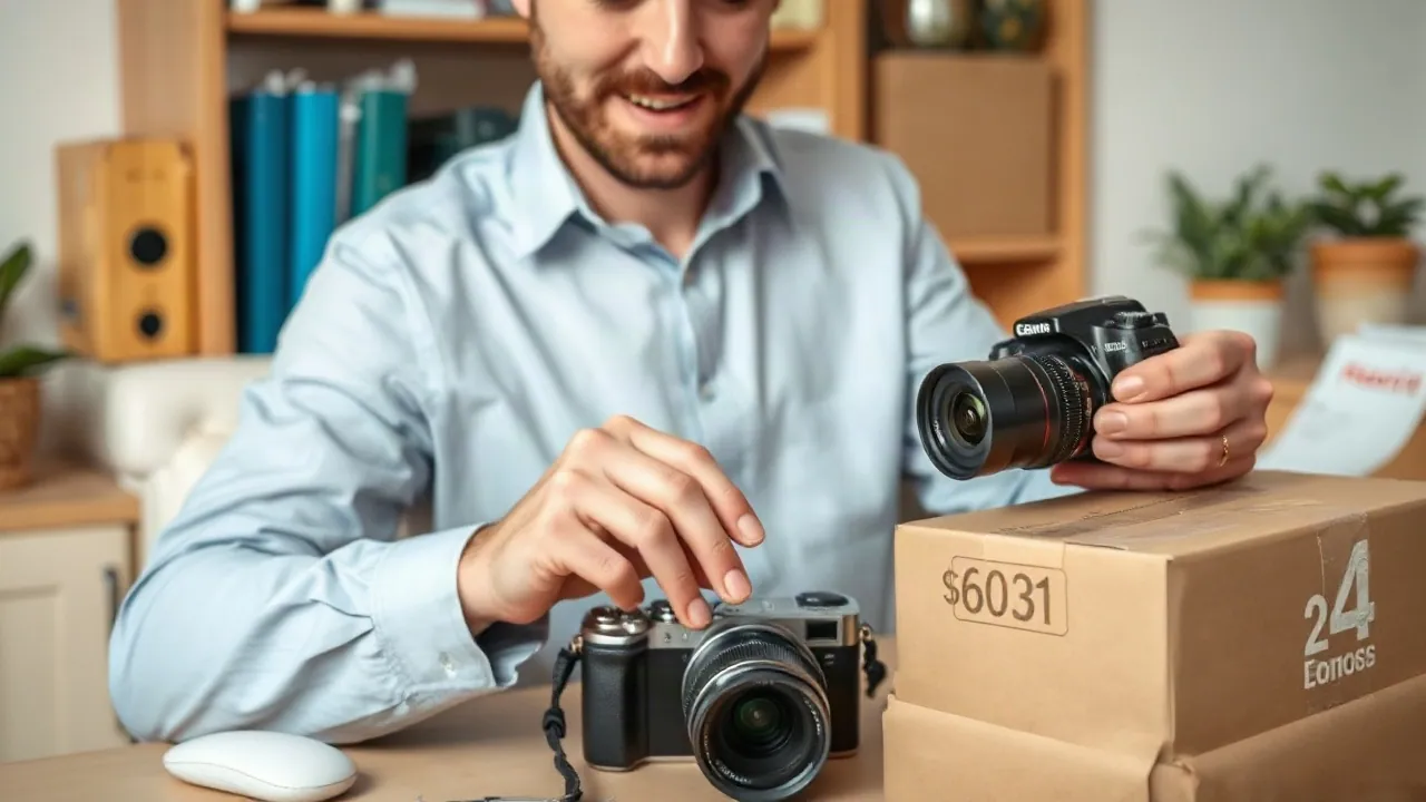 How to sell a digital camera on eBay UK