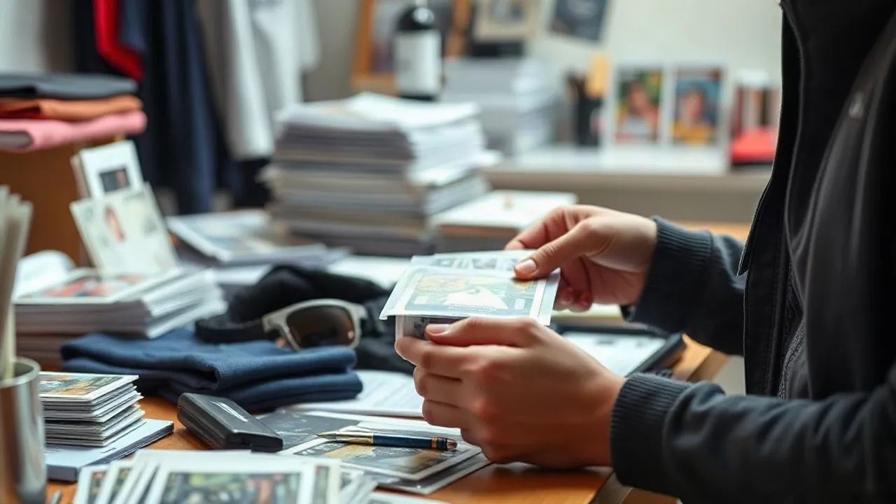 How to sell sports cards on eBay UK