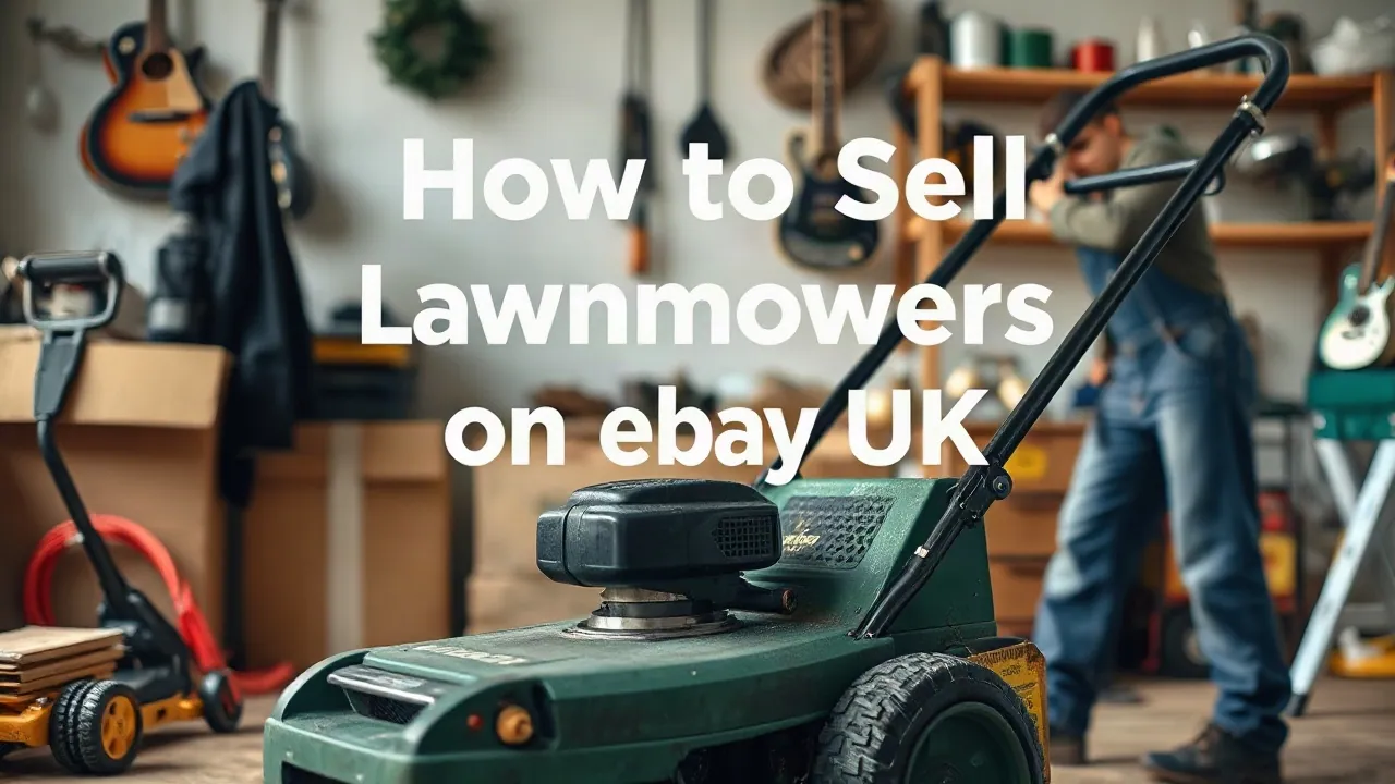 How to sell lawnmowers on eBay UK