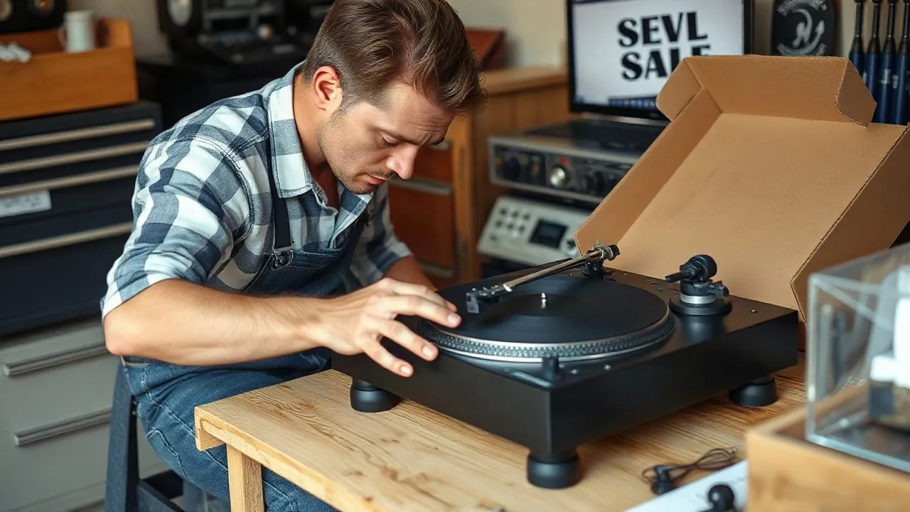 How to sell turntables on eBay UK